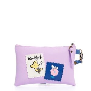 Peanuts Woodstock Lavender Wristlet